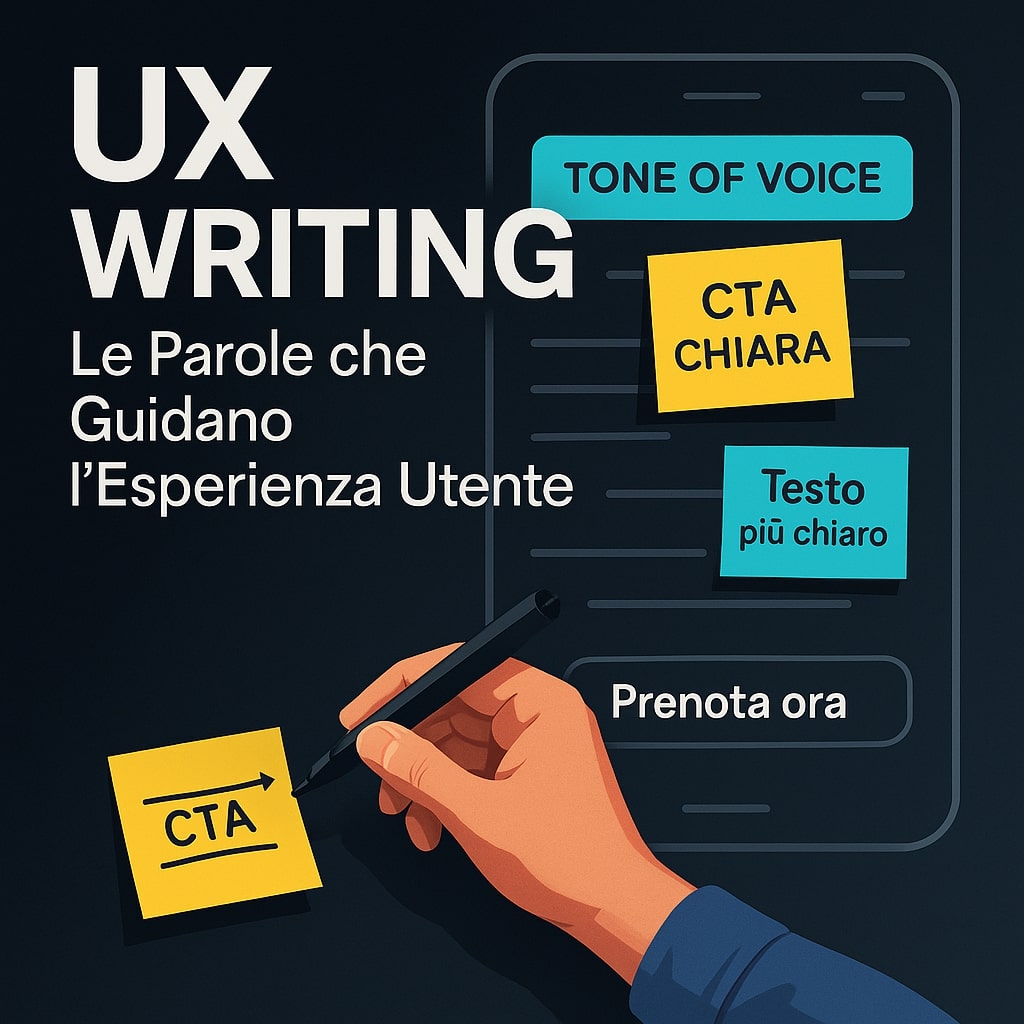 UX Writing: Le Parole che Guidano l'Esperienza Utente